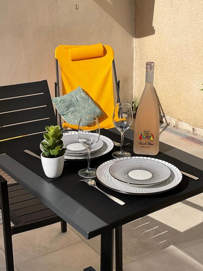 Studio pour 2 avec terrasse au pied de la Cité : ma pierre à l’édifice Carcassonne Esterno foto